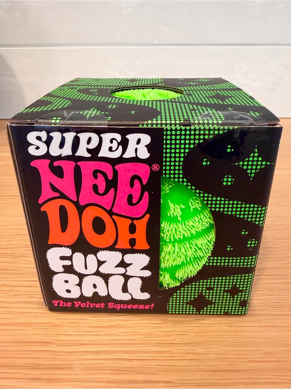 Green Super Needoh Fuzz Ball